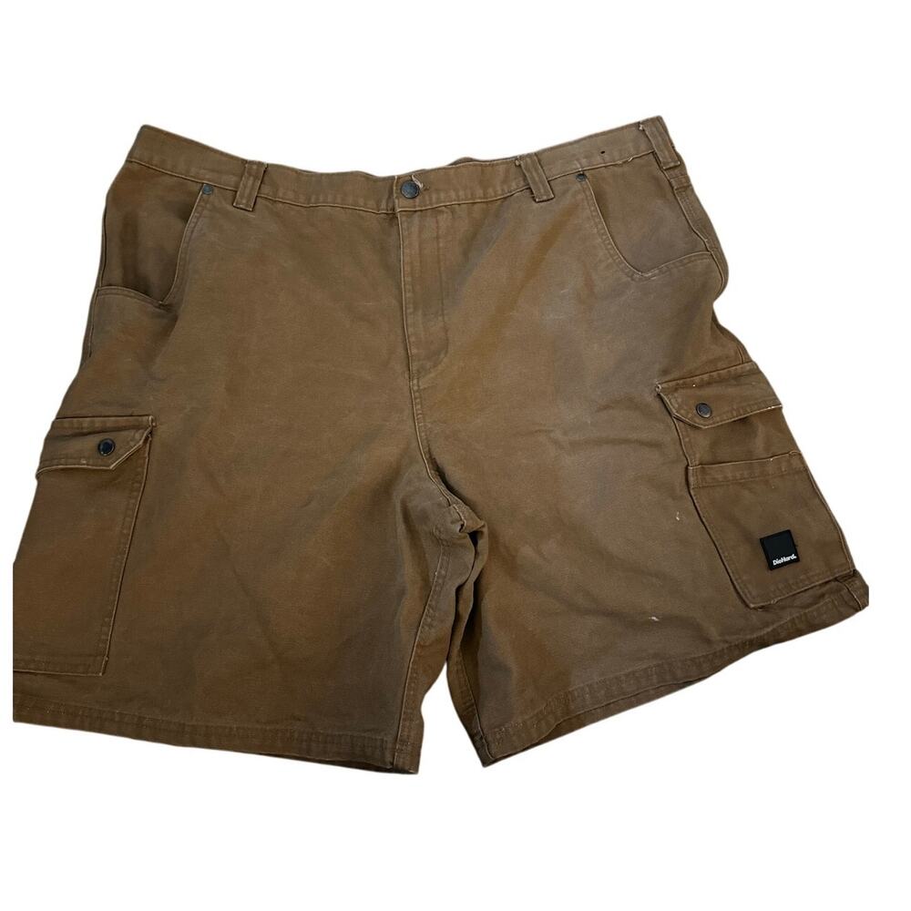 Die Hard Duck Canvas Cargo Shorts, Gorpcore Outdoors, Men's Big and Tall Size 48